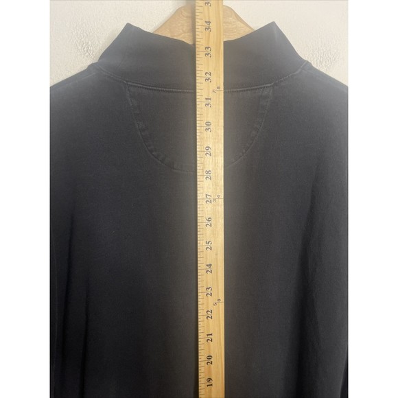 Duluth Trading Shirt Mens XL Black Long Sleeve Mock Neck Workwear Longtail T - Picture 5 of 7